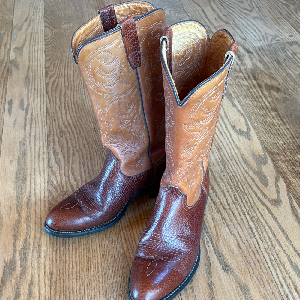 Wolverine Two-Tone Leather Cowboy Boots